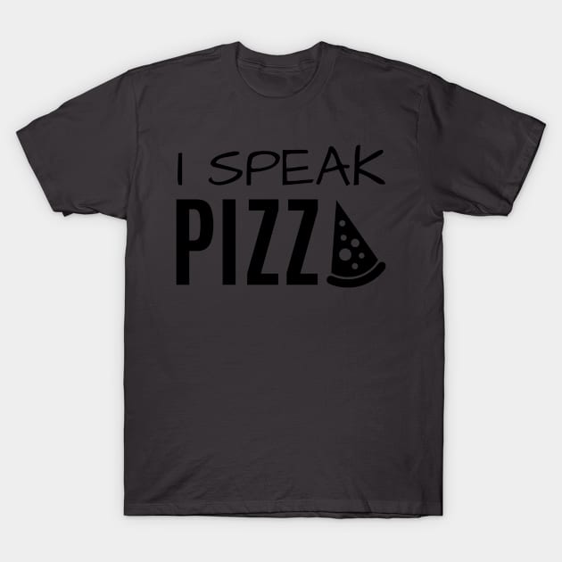 Pizza Food Weekend Design T-Shirt by Lin Watchorn 